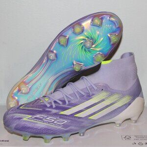Adidas F50 Sparkfusion Elite Mid FG AG Soccer Cleats Womens 8.5 Purple